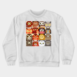 North American Owls Crewneck Sweatshirt